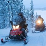 Kiruna: Overnight Snowmobile Tour with Dinner and Sauna - The Snowmobile Route Along the Torne River and Forest Trails