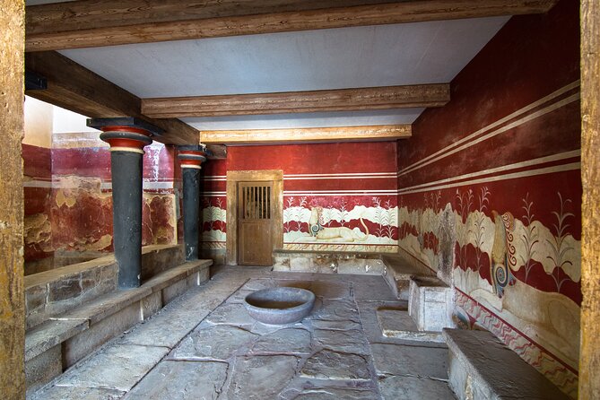 Knossos Cave of Zeus and Olive Oil Factory Full Day Private Tour - Aposelemis Dam and Sfenduli Sunken Village Views