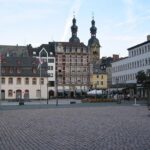 Koblenz - Old Town with the Ehrenbreitstein Fortress - Discovering Münzplatz in the Old Town of Koblenz