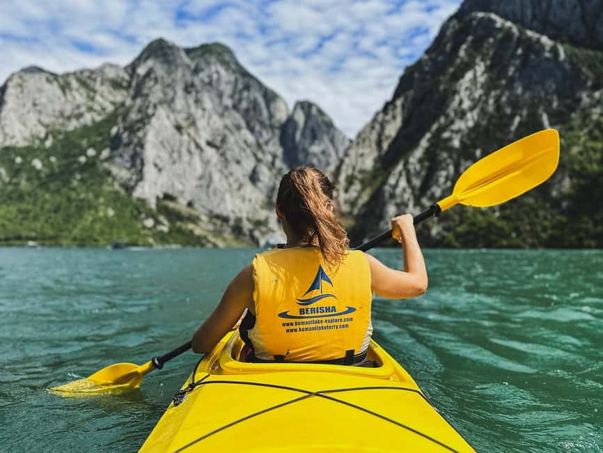 Koman Lake: Kayak Rental with Boat Transfer - Dining at the 5 Stinet Restaurant After Kayaking