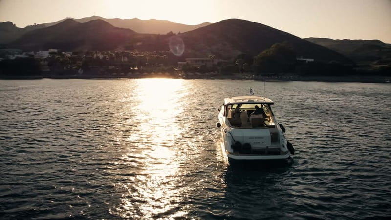 Kos: TAF Private Yacht Discover Pserimos &Plati 5h - The Sea Nomad Sundancer 320: A Modern Maritime Marvel