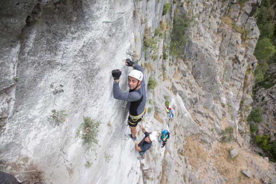 Kotor: Via Ferrata Adventure with Guide and Equipment - The Climb: Secured Trail with Cables and Metal Treadmills