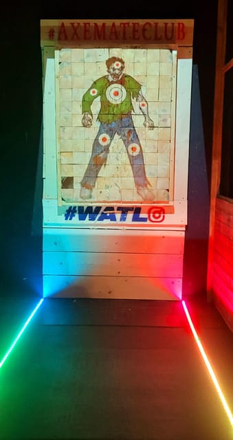 Krakow Axe Mate Club: Axe throwing, Tomahawks. WATL venue! - The Historic Kazimierz Location and Basement Setting