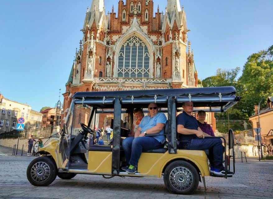 Krakow: Jewish Quarter and Ghetto Sightseeing Golf Cart Tour - Visiting the Jewish Ghetto and Its Memorials