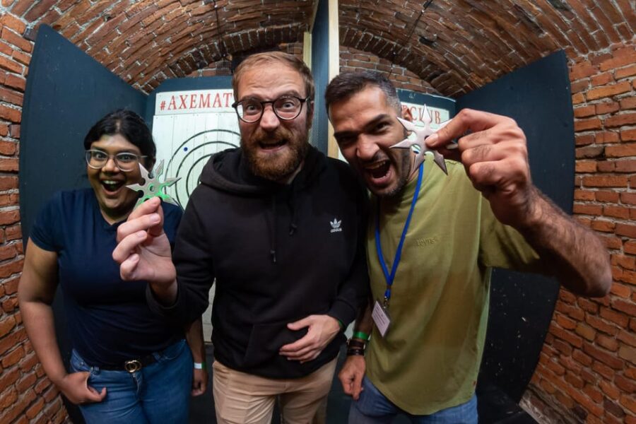 Krakow Ninja Adventure: Shurikens and Kunais - Unique Location in Old Kazimierz Basement Lanes