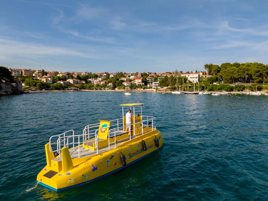 Krk: Yellow Semi-Submarine Tour - Starting Point and Meeting Arrangements in Krk
