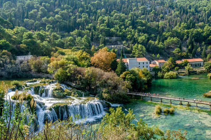 Krka Waterfalls group tour from Split - Scenic Boat Ride from Skradinski Buk to Skradin