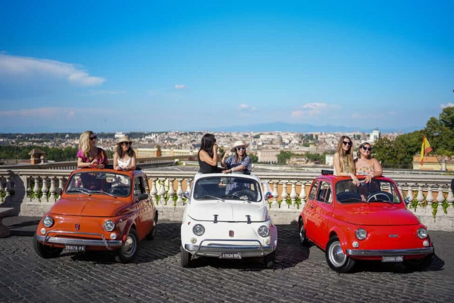 La Dolce Vita: Cruising Rome in a Classic Fiat 500 - Exploring Rome’s Most Famous Landmark: The Colosseum