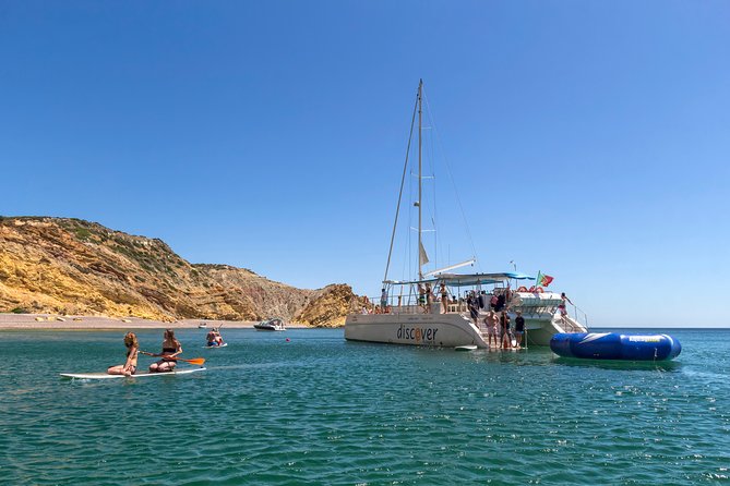 Lagos Half-Day Catamaran Cruise with Lunch - Camilo Beach and Its Sandstone Rock Formations