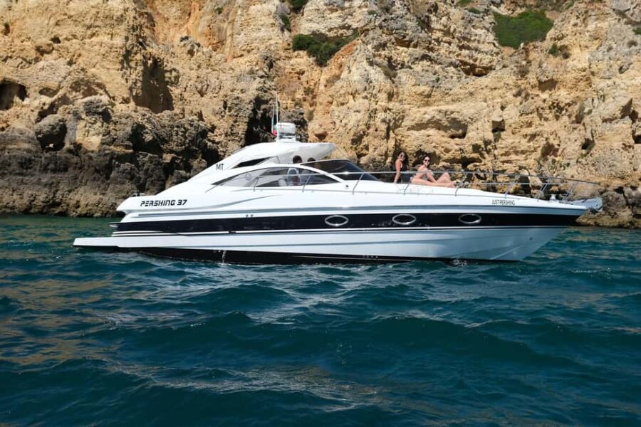 Lagos: Private Yacht Cruise along Algarve Coastline - The Luxurious Pershing 37 Yacht: Comfort and Style