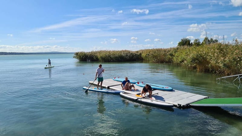 Lake Balaton 3 hour SUP tour - self-guided - Meeting Point at Club Tihany’s Beach Entrance
