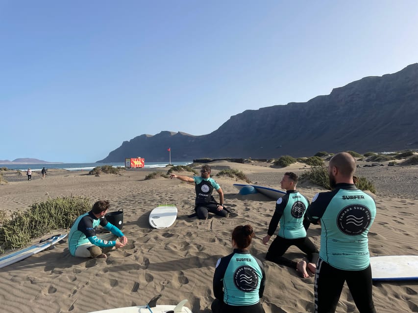 Lanzarote: dynamic surf lessons with friends or private lessons in Famara - What’s Included in the Surf Lesson