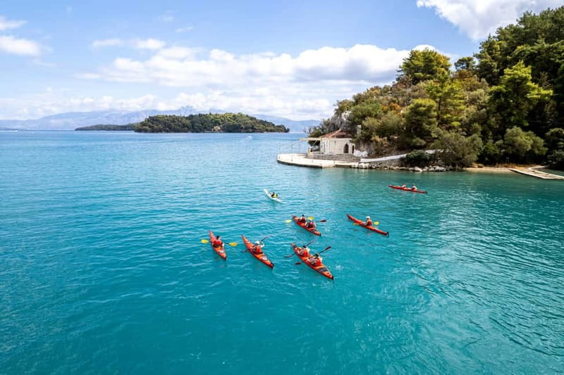 Lefkada:Nydri, Scorpios Kayak Odyssey Island Hopping - Starting Point at Nidri Port and Tour Logistics