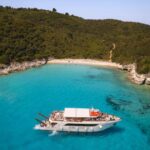 Lefkimmi: Paxos, Antipaxos, and Blue Caves Luxury Cruise - Swimming and Snorkeling at Voutoumi Beach
