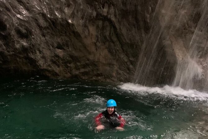 Level 1 Canyoning: Vione torrent with canyoning guide - What You Can Expect: Jumps, Slides, and Rope Abseils