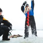 Levi: A fun Ice Fishing Experience in Levi, 3 HOURS - Navigating the Frozen Lake for Arctic Ice Fishing
