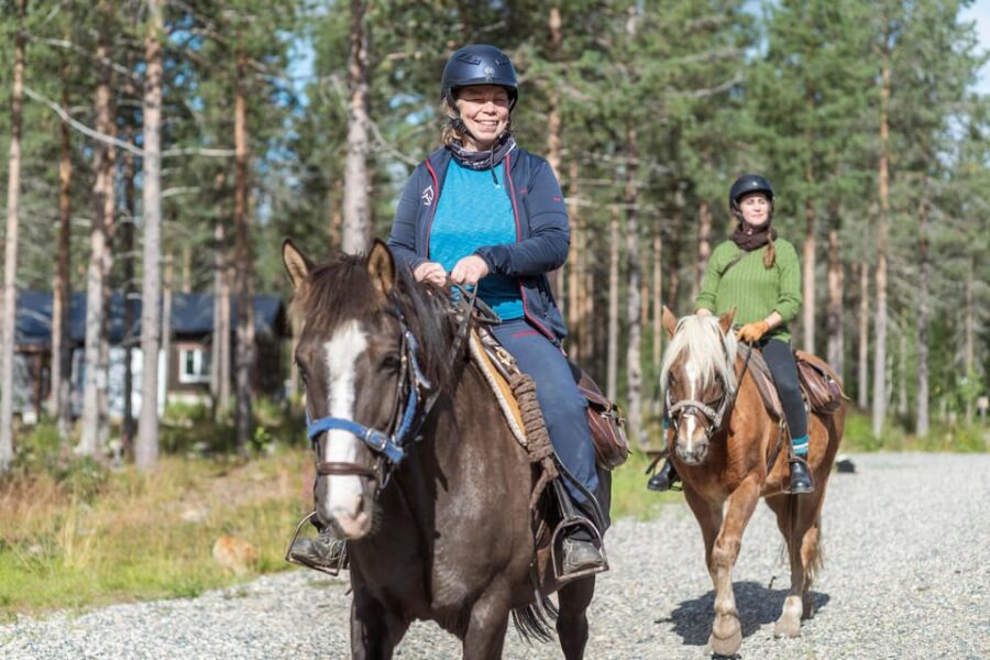 Levi: Horse Riding in the Finnish Forest - The Experience at Polar Lights Tours Oy
