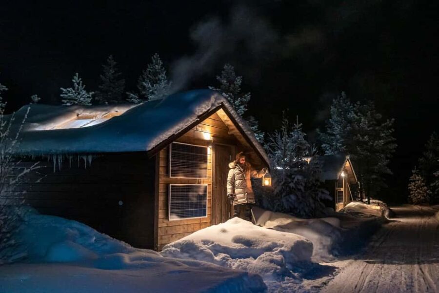 Levi: Northern Lights Wilderness Cabin Experience - The Starting Point in Muoniontie 955