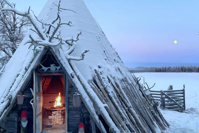 Levi Reindeer Safari - Long or Quick - with Sledge Ride - The Scenic Reindeer Sledge Ride Through Snowy Forests