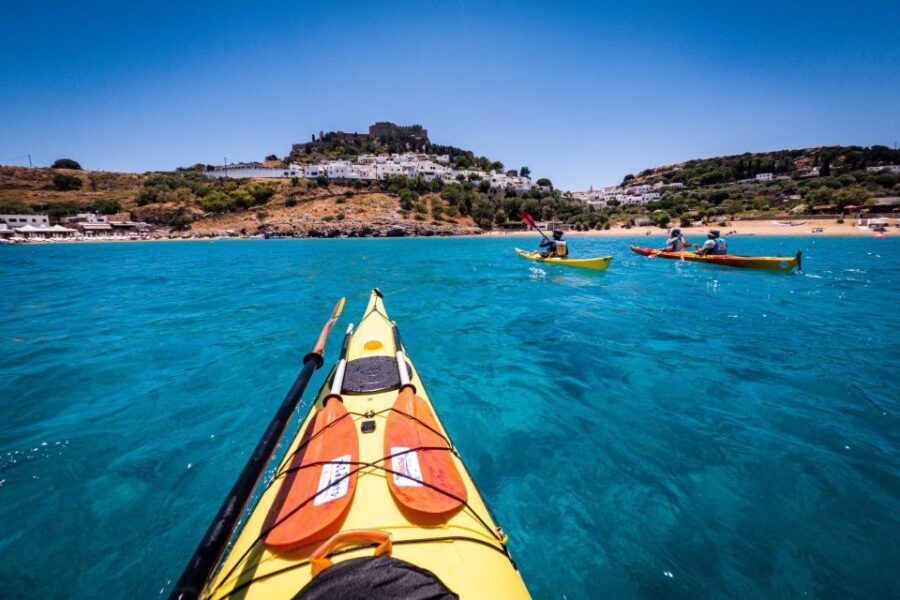 Lindos: Sea Kayaking & Acropolis of Lindos Tour with Lunch - Exploring Lindos from the Coastline Perspective
