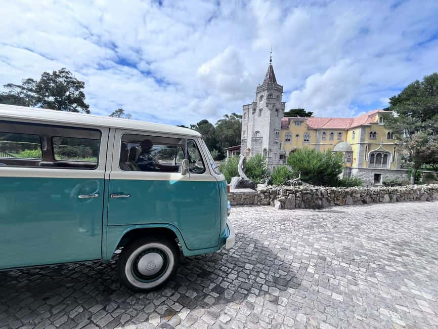 Lisbon: Arrábida Park & Sesimbra private Tour in a VW Van - Crossing the 25th of April Bridge into Natural Beauty