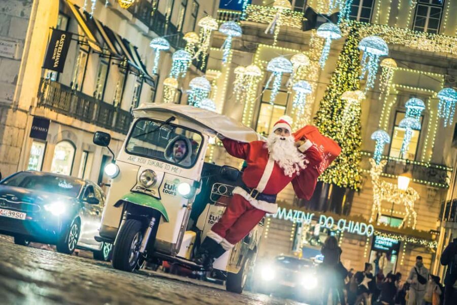 Lisbon Christmas Lights: Private Tuk Tuk Experience - From the Old Town to the Christmas Decor of Baixa