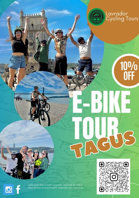 Lisbon E-Bike Tour TAGUS - Ending with a Market Visit and a Welcome Drink