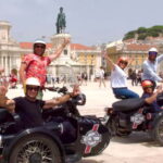 Lisbon : Historic Motorcycle Side-car Tour 1H - The Experience Starts in Lisbon’s Lively Chiado District