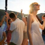 Lisbon: Sightseeing Cruise with Open Bar, DJ & Swim Stop - Starting Point at Praça do Comércio in Lisbon