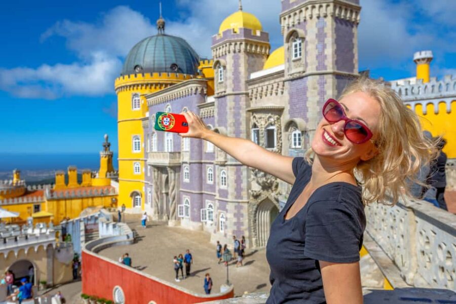 Lisbon: Sintra, Pena, Regaleira, Roca, Cascais (with pickup) - Visiting Pena Palace: A Fairytale Fortress