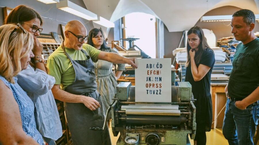 Ljubljana: Print a Poster in an Old Print Shop - Visiting a Historic Print Shop in Ljubljana