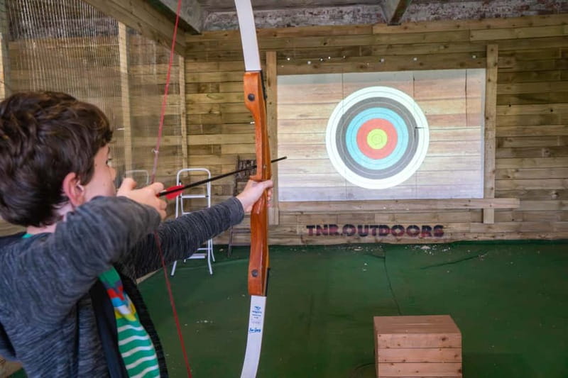 Llangollen: Axe Throwing, Archery and Air Rifles Combo - The Indoor Ranges in Llangollen Offer Reliable Weatherproof Fun