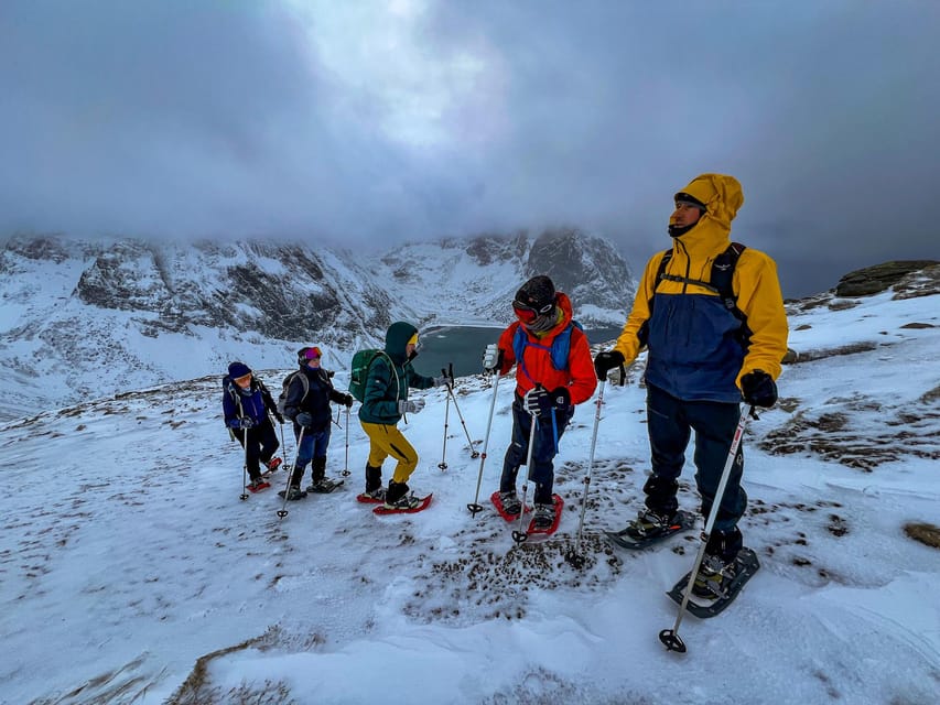 Lofoten: Half Day Snowshoe Tour - From the Snowshoe Meeting Point to Scenic Outlooks
