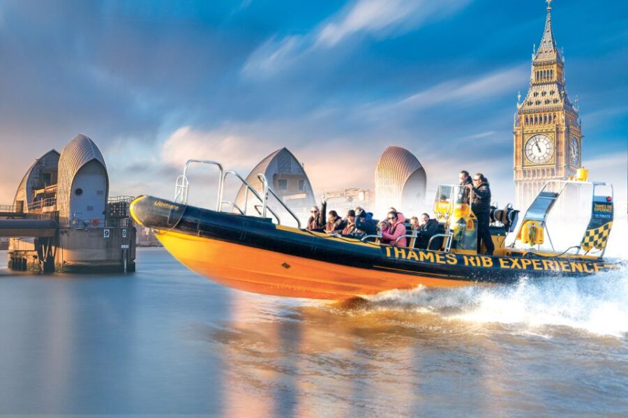 London: 70-Minute Thames Barrier Speedboat Tour - Departing from Embankment or Westminster Pier for a London Speedboat Adventure