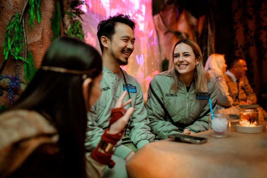 London: Avora New World Cocktail Experience with 3 Cocktails - The Lush Ecosystem of Avora Comes Alive with Visuals and Set Design