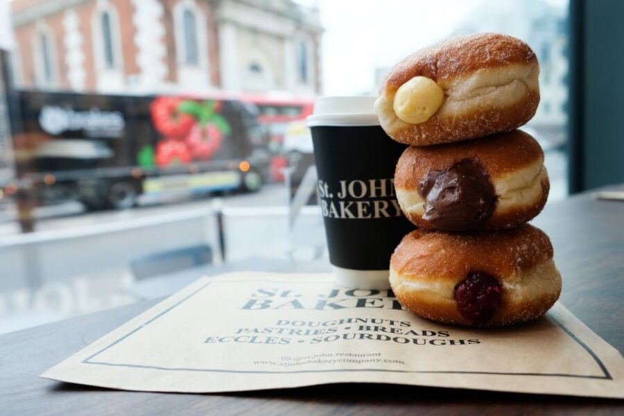 London: Borough Market Delicious Doughnut & Tea Experience - Starting Point at St. John Bakery Near Borough Tube Station