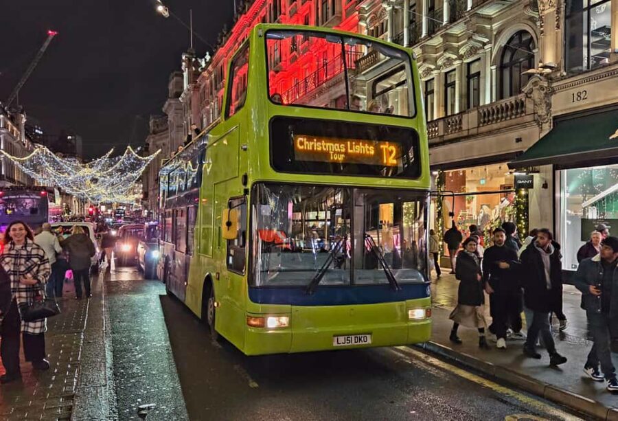 London: Christmas Lights Open-Top Bus Tour - The Route and Major Sights of London’s Christmas Lights