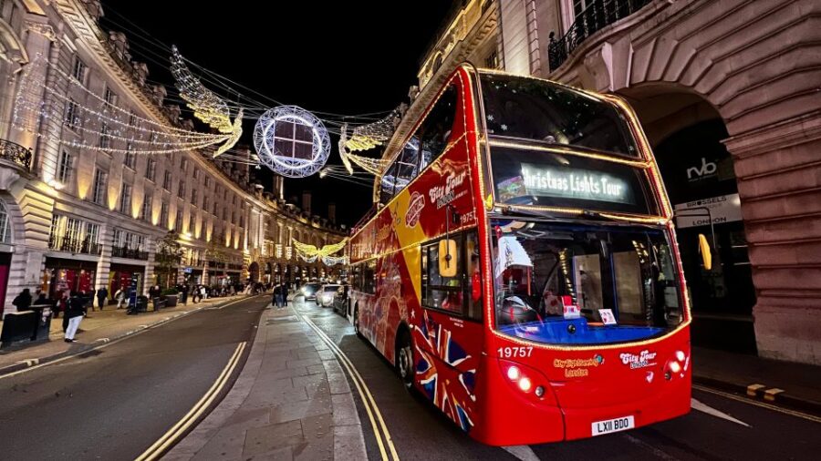London: Christmas Lights Sightseeing Open-Top Bus Tour - Santas Commentary Adds a Festive Touch