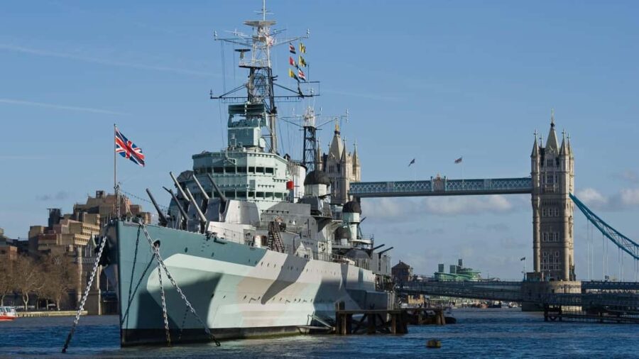London: HMS Belfast Ticket & Southbank Highlights Audio Tour - From the D-Day Fleet to a Museum Filled with Interactive Exhibits
