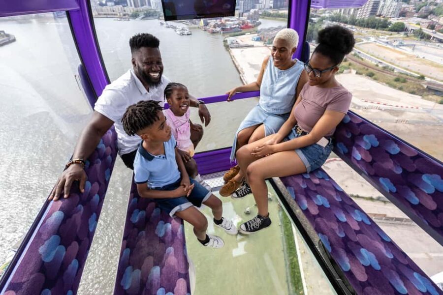 London: IFS Cloud Cable Car - Glass Floor Experience - Starting Point: The Greenwich Peninsula Terminal