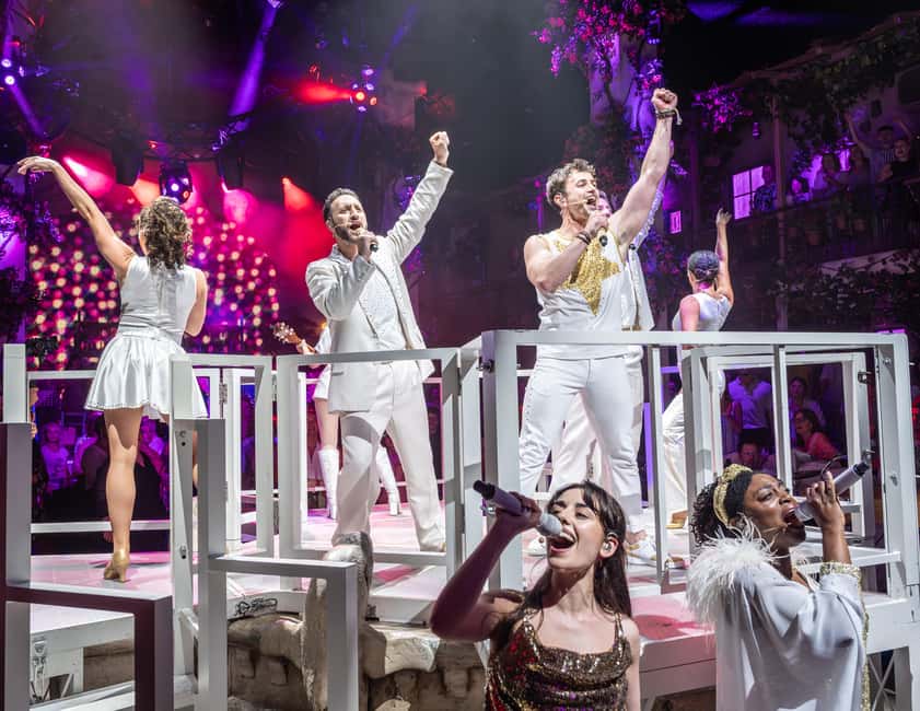 London: Mamma Mia! The Party Dinner Show Ticket - Live Performance and Storytelling Set in Skopelos