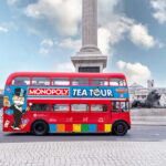 London: MONOPOLY Afternoon Tea Tour Bus - The Vintage Routemaster Bus Sets the Scene for a Fun Sightseeing Tour