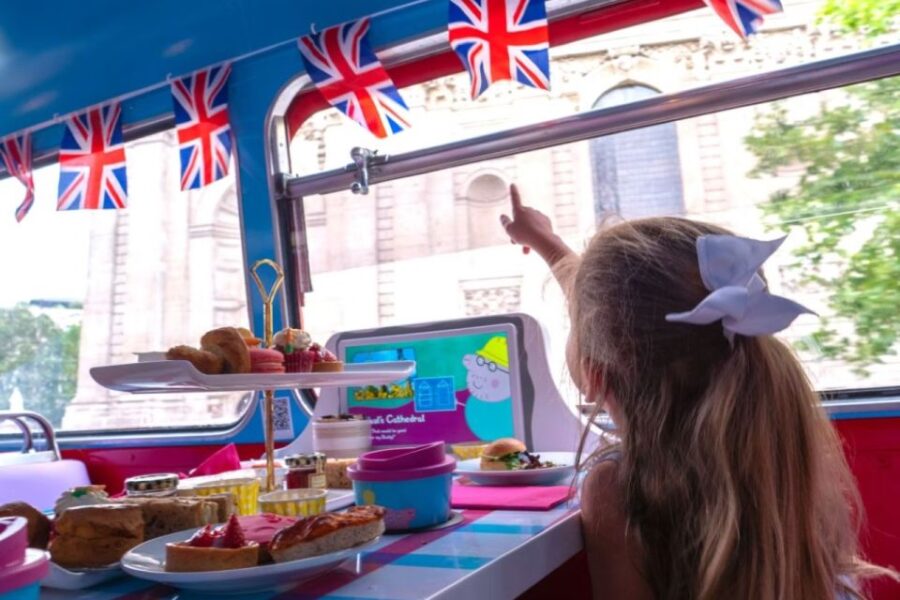 London: Peppa Pig Afternoon Tea Bus Tour with Audio Guide - Starting Point at Somerset House Near Central London