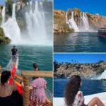 Lower Düden Waterfall Boat Cruise Tour With Lunch and Drinks - Enjoying the Waterfalls During Swims and Cave Exploration