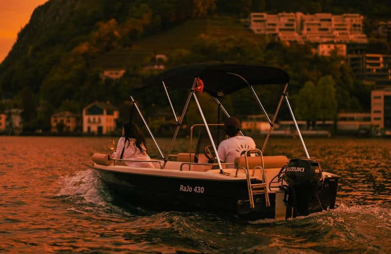 Lugano Lake: 3 hours Boat Rental - The User-Friendly Boat Experience