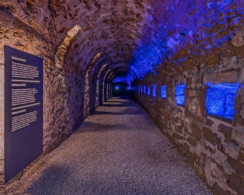 Luxembourg City: Pétrusse Casemates Entry Ticket - Starting Point at Luxembourg’s Gëlle Fraa