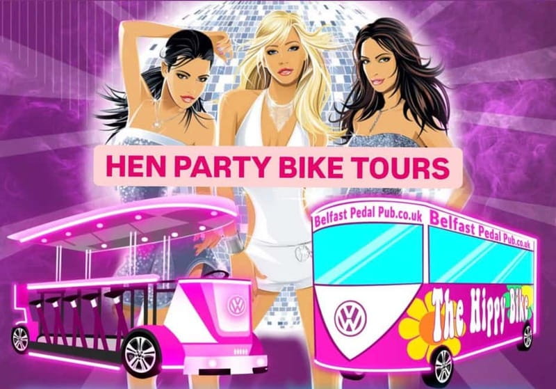 Luxury Pink Hen Party Bike Tour of Belfast - Starting Point: The Surf Shack on Royal Avenue