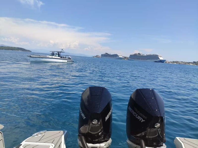 Luxury Yacht Experience Semi-Private North East - Corfus Coastline and Key Scenic Stops