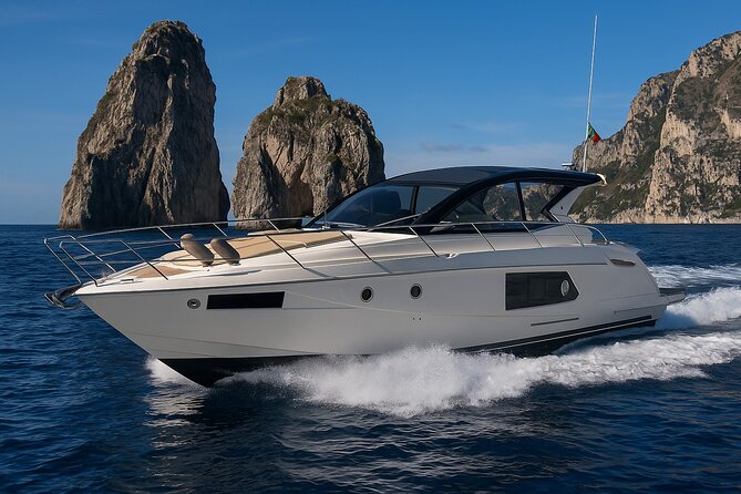 Luxury Yacht Tour Cranchi M44 Positano And Amalfi Coast - Starting Point and Pickup Service in Salerno