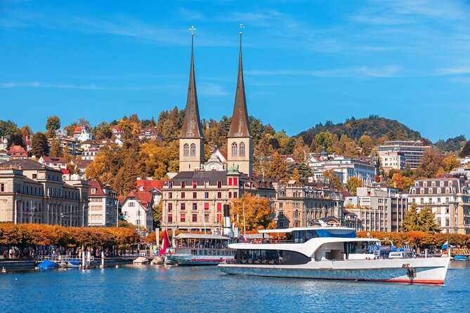 Luzern Elegance: Private City Walk and Panoramic Lake Cruise - From the KKL Luzern to Lake Lucerne